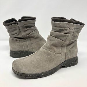 TEVA Capistrano Booties Ankle Boots Gray Gunsmoke Suede Leather Women’s Size 6